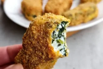 Costeletas de Espinafre e Ricota em 5 Minutos: O Seu Novo Lanche Favorito