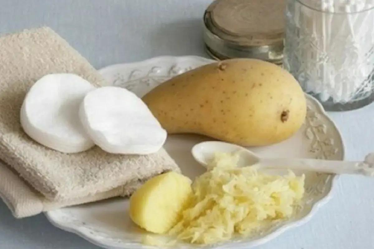 Elimine as olheiras com um vegetal cru: o truque de beleza com batata que você vai desejar ter conhecido antes