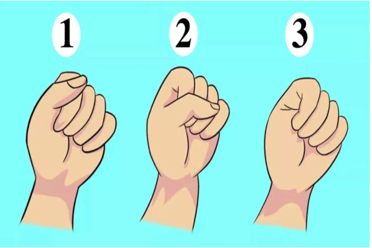 Diga-me como você fecha o punho da sua mão e eu direi como você reage aos problemas