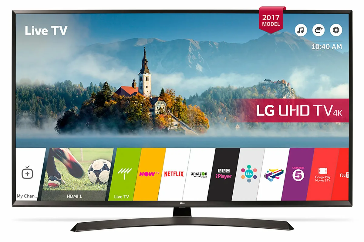 LG Easy TV: Uma Smart TV para Idosos com Botões Grandes, Interface Simples e Lembretes de Medicação