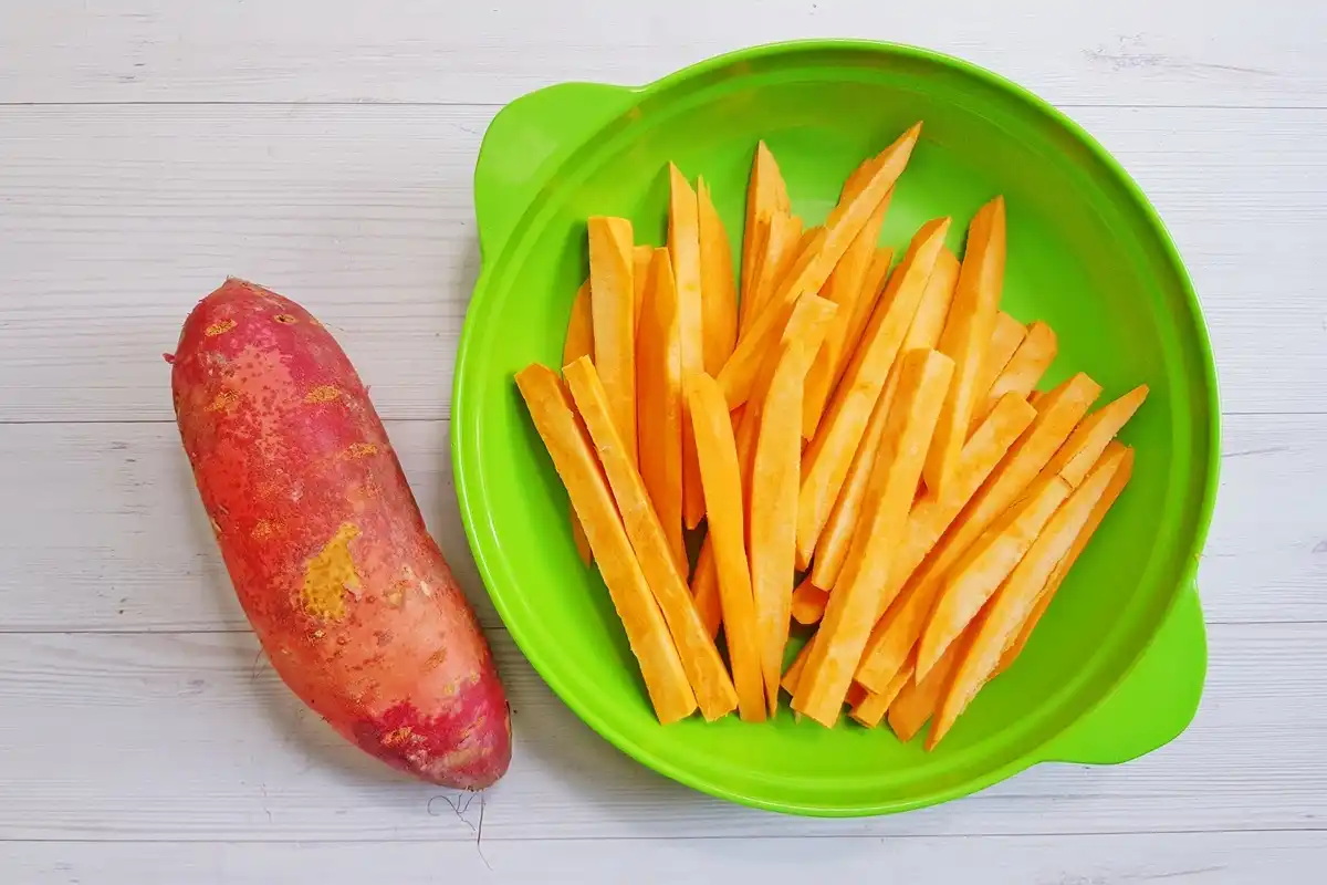 Como Preparar Batata-Doce Frita Crocante