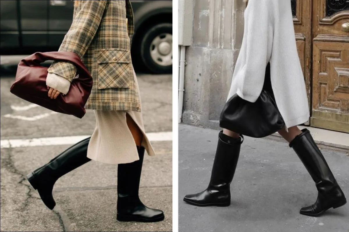 Estética e Praticidade: Botas Plissadas do Passado Voltam à Moda