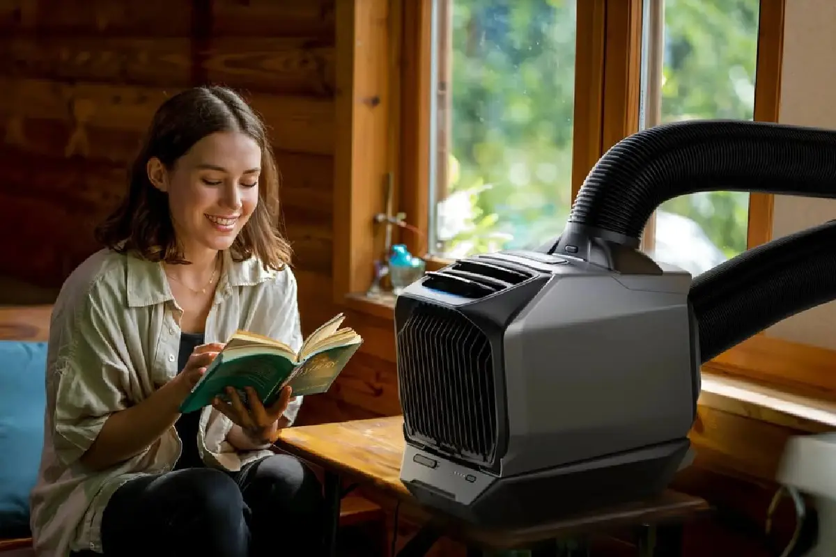 Condicionador Portátil EcoFlow WAVE 3: Funciona com Bateria e Painéis Solares