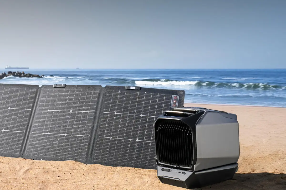 Condicionador Portátil EcoFlow WAVE 3: Funciona com Bateria e Painéis Solares