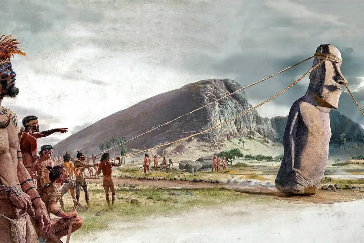 Como os Antigos Movimentaram as Estátuas Moai da Ilha de Páscoa, Segundo Cientistas