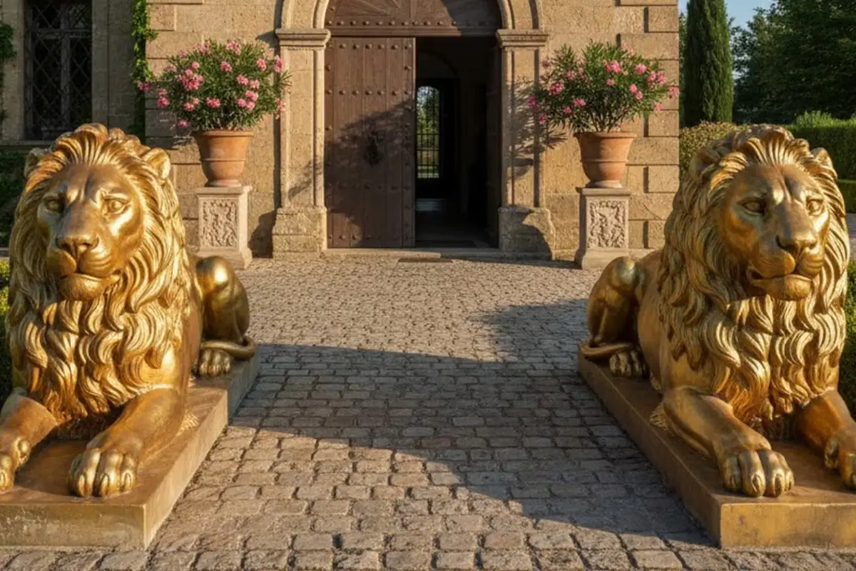 Leões na Entrada da Casa: O Significado e a Função Segundo o Feng Shui