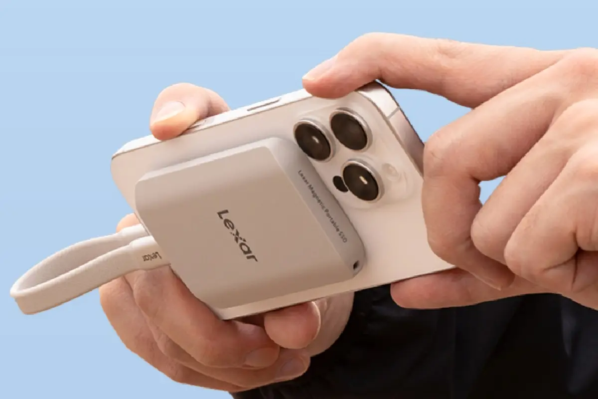 Lexar Lança o ES5: SSD Magnético Portátil para Smartphones que Resiste a Quedas de 3 Metros