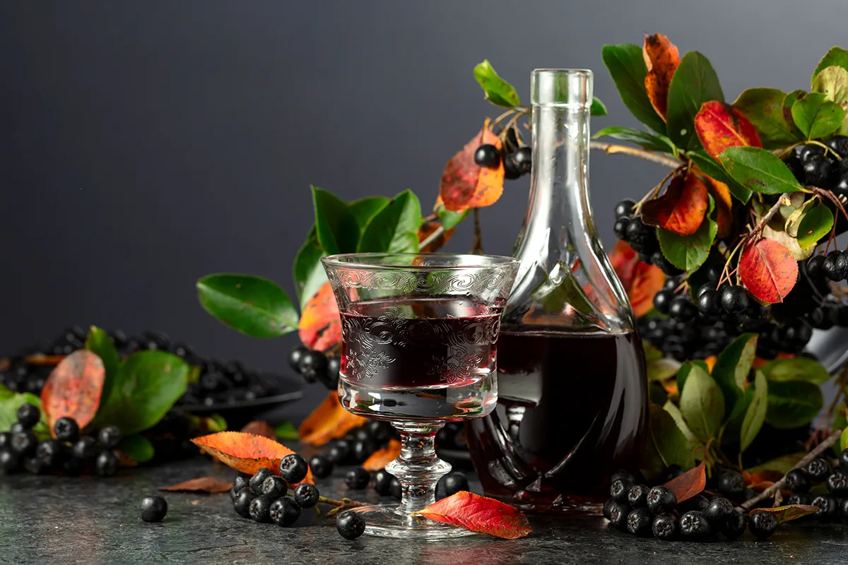 Licor de Aronia com Folhas de Cereja: Um Doce Segredo para o Inverno