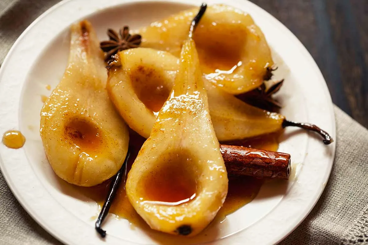 Peras Caramelizadas na Airfryer: Um Doce Rápido e Delicioso em 12 Minutos