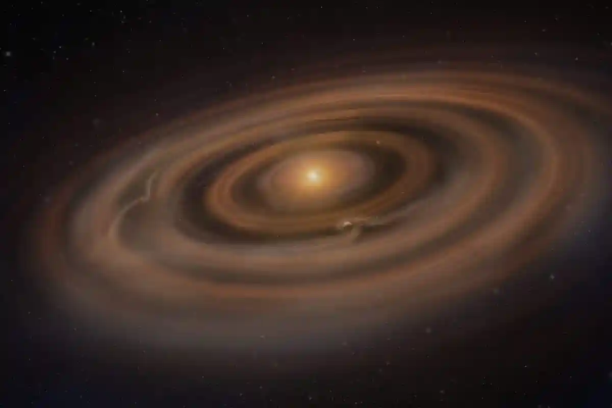 Planeta WISPIT 2b: O Nascimento de um Gigante Gasoso Capturado pela Primeira Vez