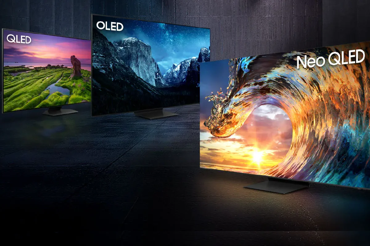 Diferenças entre QLED, Neo QLED e OLED: Guia para Escolher a Melhor Tecnologia de TV