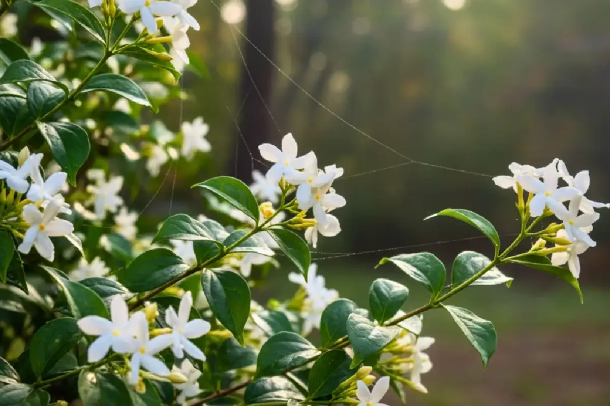 Telarañas no Jasmim: A Praga que Ameaça a Tua Planta e Como Eliminá-la