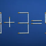 Mova Apenas 1 Fósforo para Resolver Esta Equação: Um Teste de IQ Simples