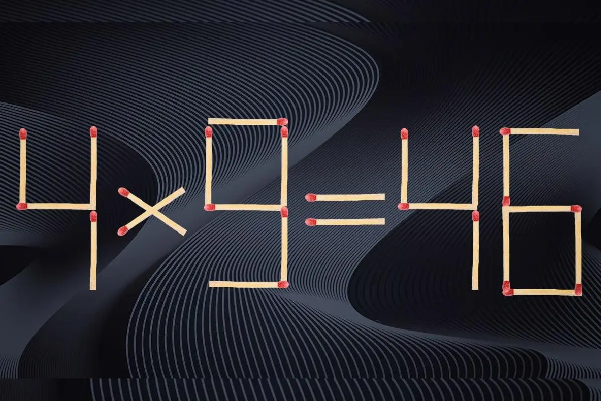 Teste Seu QI com Este Desafio de Palitos: Mova Apenas Dois para Corrigir a Equação