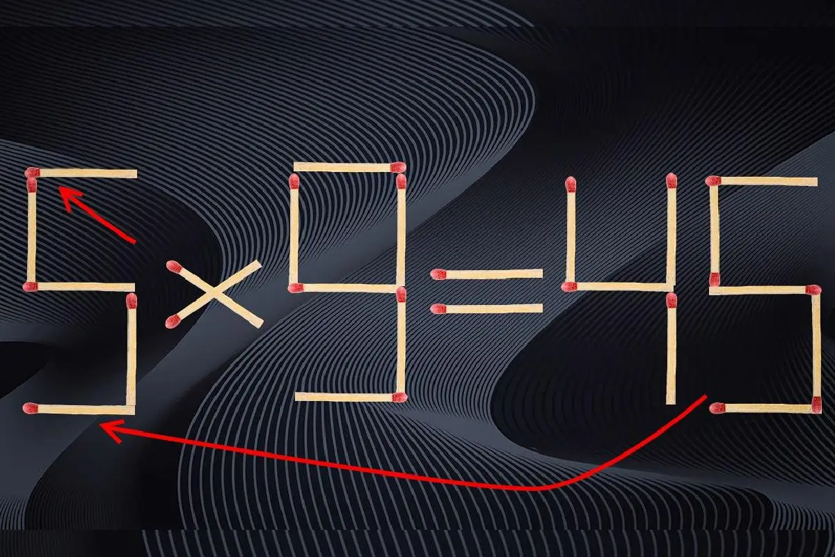 Teste Seu QI com Este Desafio de Palitos: Mova Apenas Dois para Corrigir a Equação