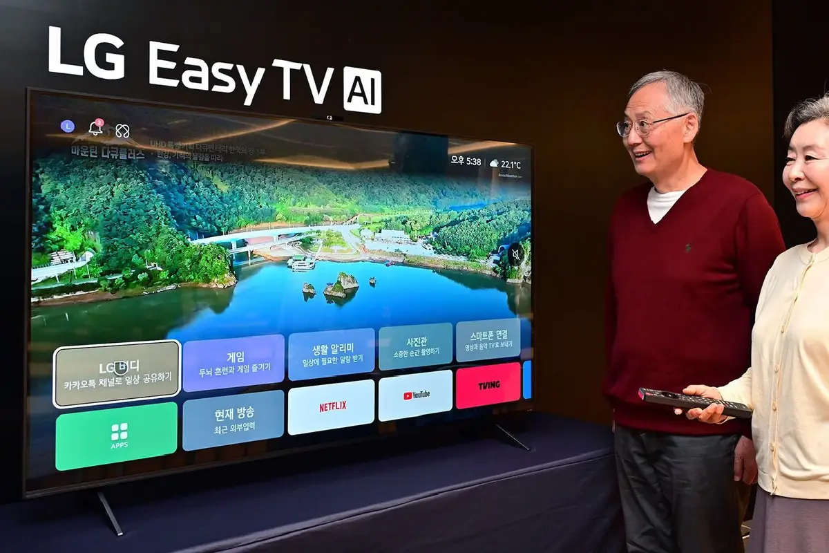 A LG Apresenta uma TV Desenvolvida para Idosos: Menu Simples, Botões Grandes e Lembretes de Medicamentos