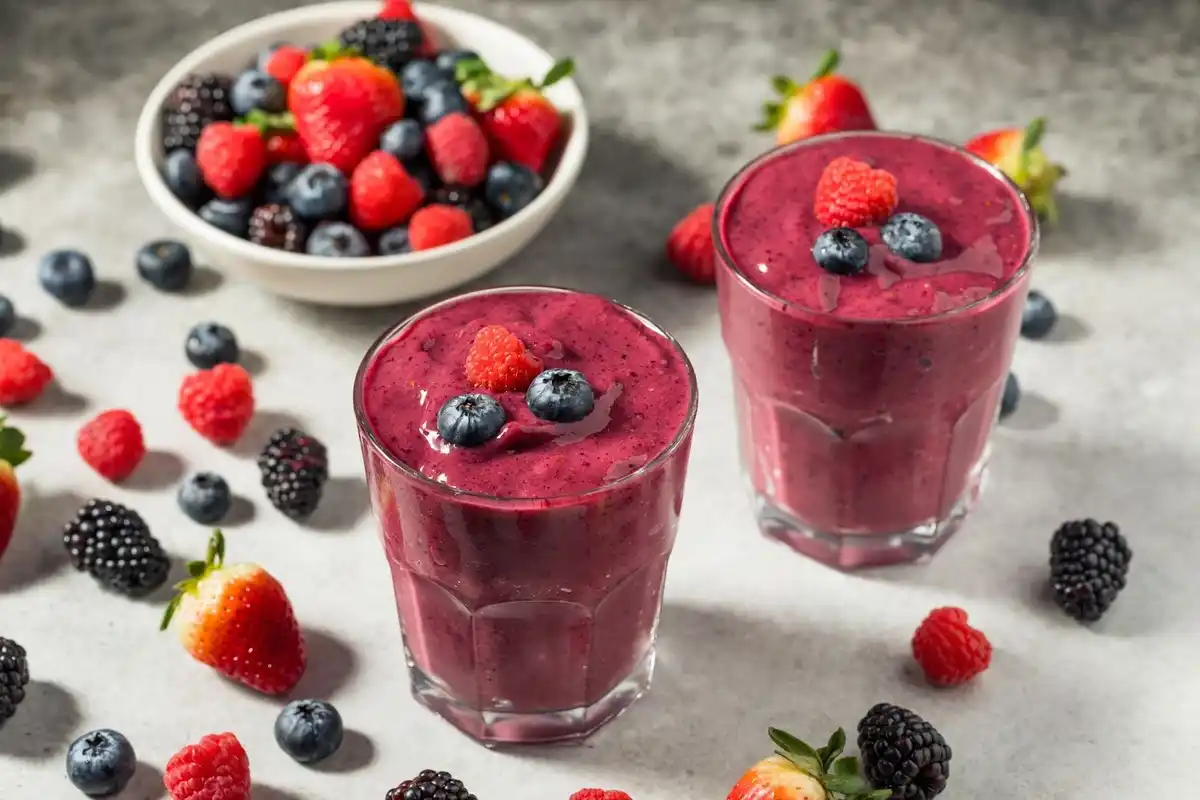 Batido de frutos vermelhos: antioxidantes que cuidam do coração