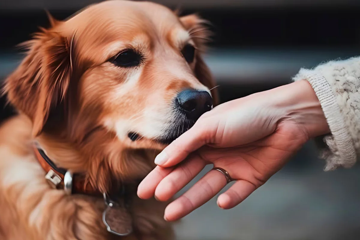 O que significa quando o teu cão te cheira dos pés à cabeça