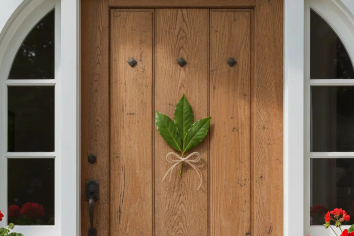 Colocar folhas de louro à entrada de casa: o truque simples que muda tudo 