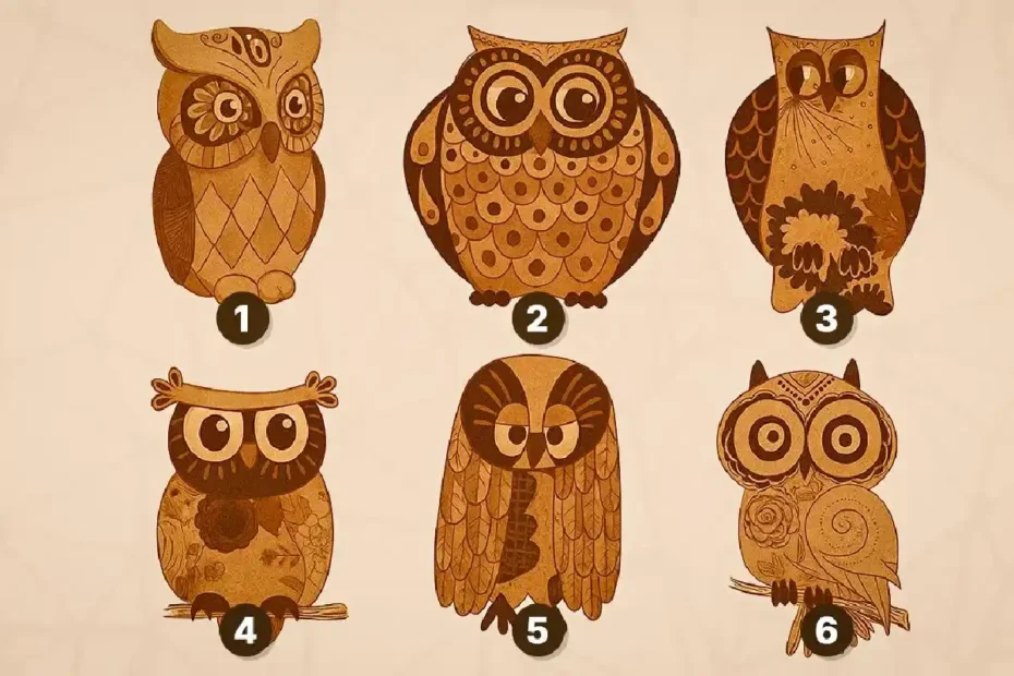 Escolha uma coruja e descubra como lida com problemas