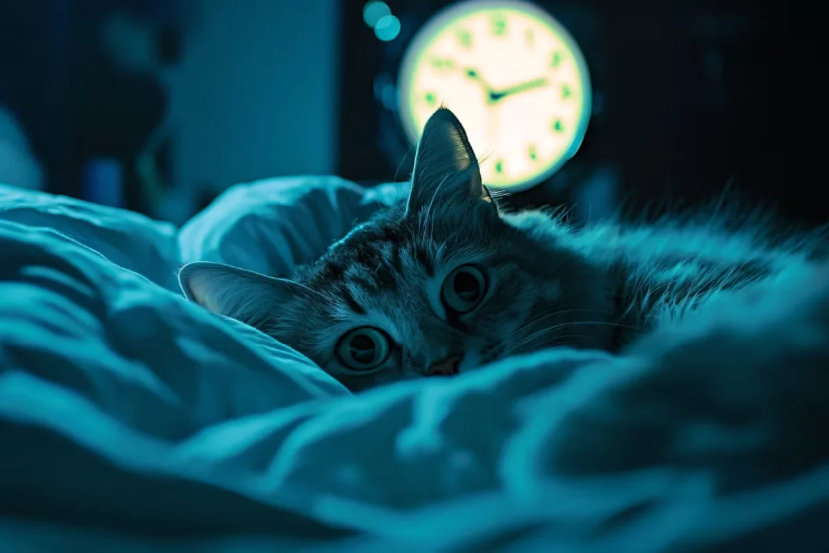 O que significa quando o seu gato acorda você às quatro da manhã