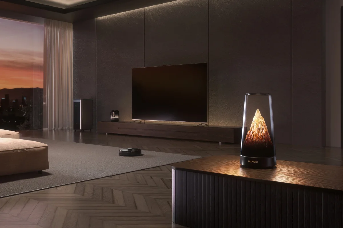 Huawei lança router transparente X3 Pro com mini-montanha e iluminação dinâmica