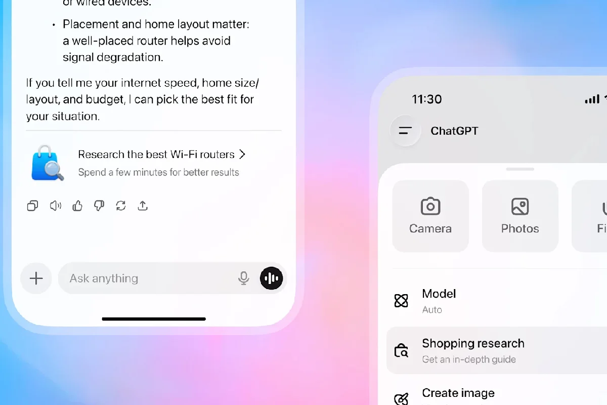 ChatGPT lança função «Investigação de Compras»: o seu consultor pessoal de confiança