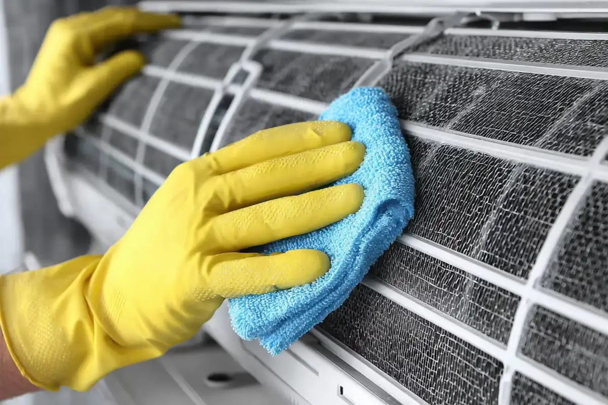 Como Limpar os Filtros do Ar Condicionado com um Truque Caseiro Sem Danificá-los
