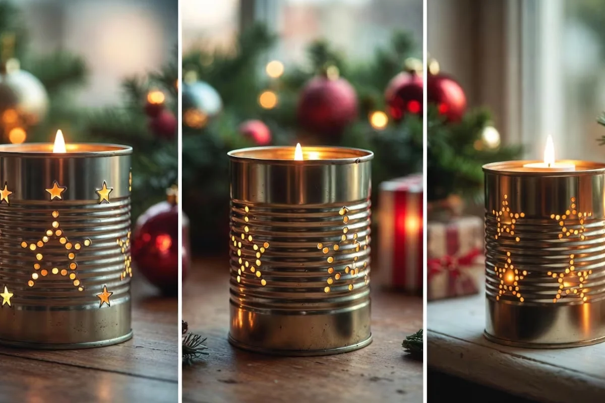 Se você tem latas metálicas guardadas, não jogue fora: 3 ideias modernas para decorar o Natal