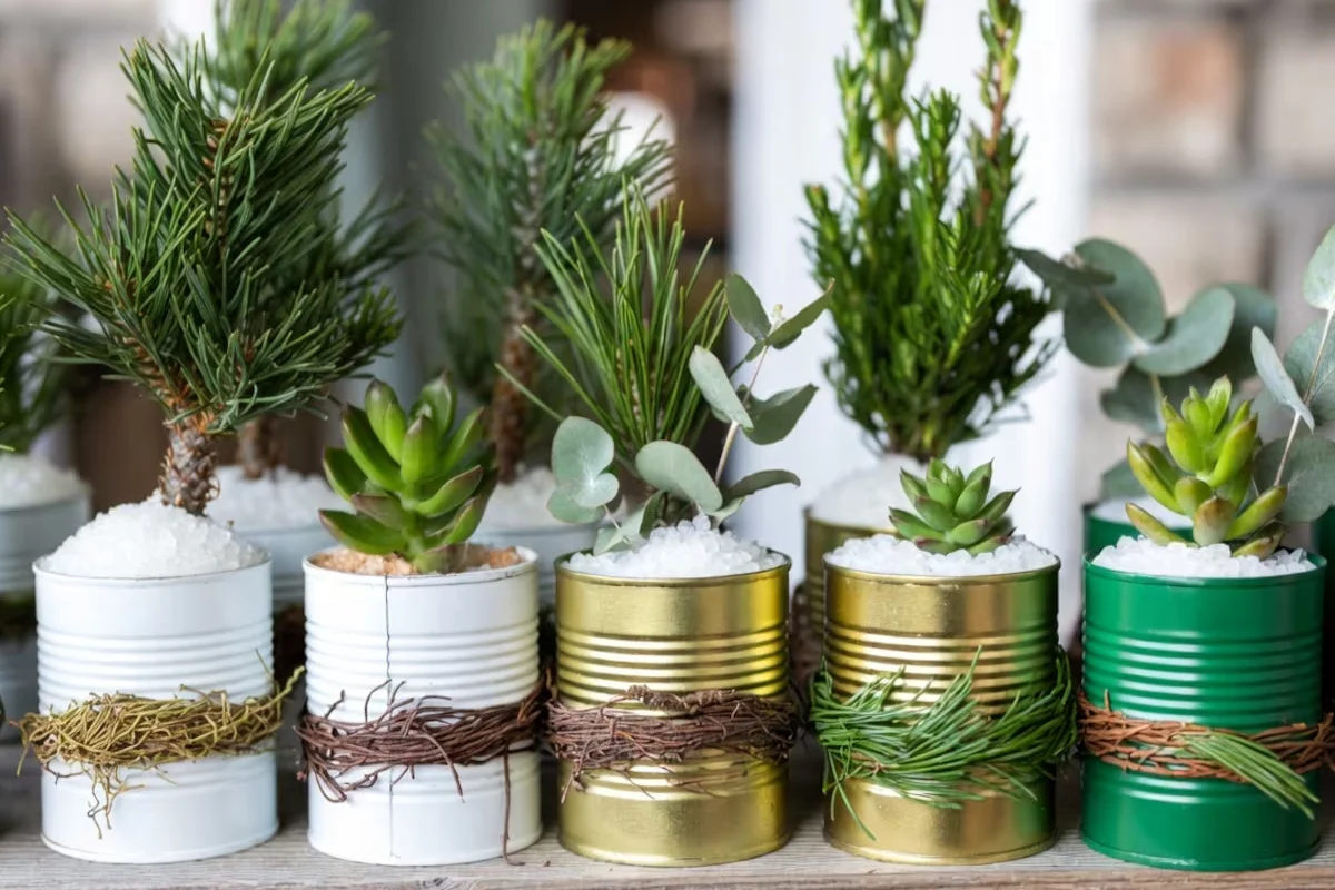 Se você tem latas metálicas guardadas, não jogue fora: 3 ideias modernas para decorar o Natal