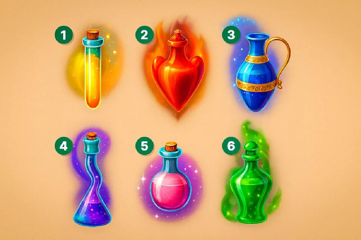 Escolhe uma poção mágica e descobre exatamente como será o teu próximo grande amor