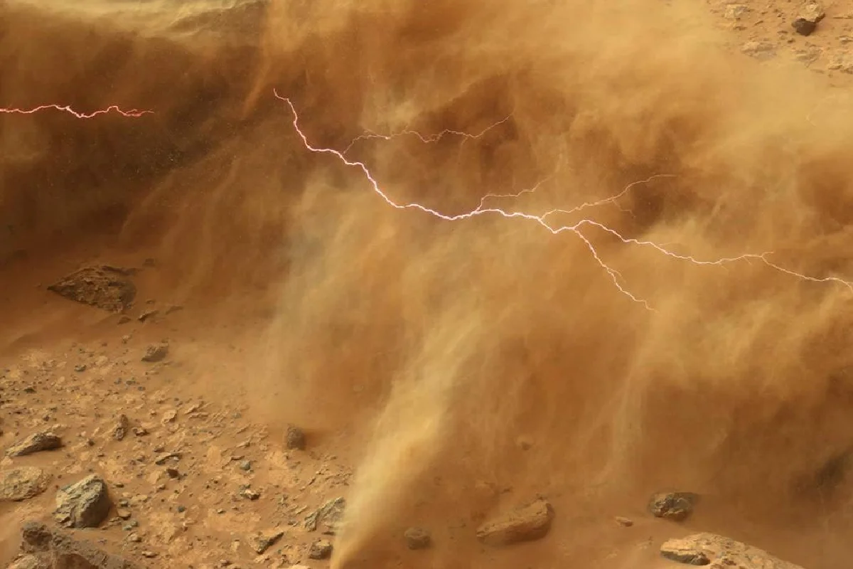 Relâmpagos em Marte: o planeta vermelho acabou de ficar muito mais vivo e perigoso