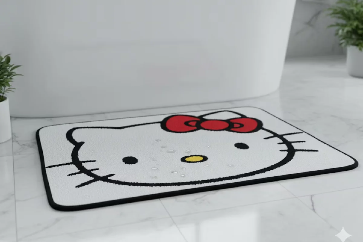 Adeus aos tapetes de banho sem graça: os novos designs que vão dominar 2025