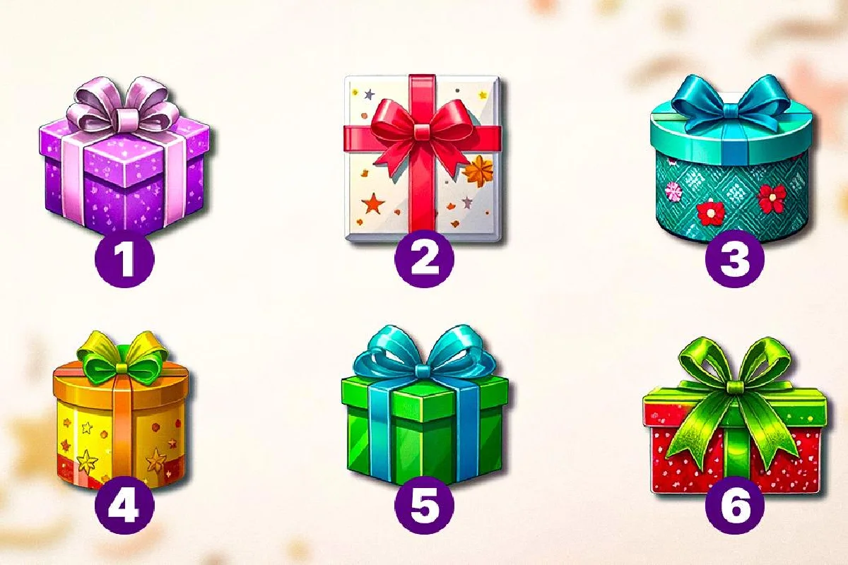 Qual caixa de presente escolherias: teste ao teu potencial oculto