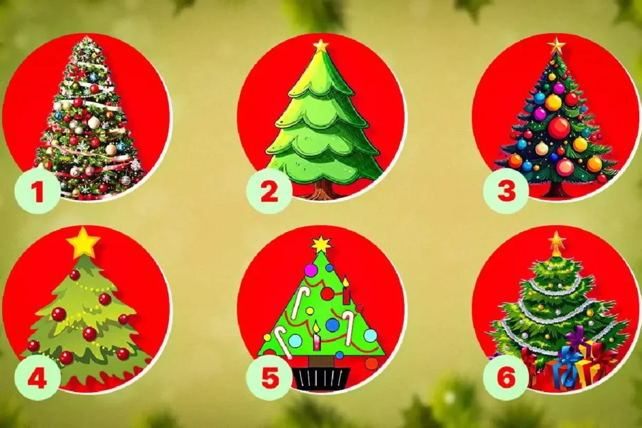 Teste com Árvore de Natal: Escolha uma Árvore para Descobrir Seu Tipo de Personalidade