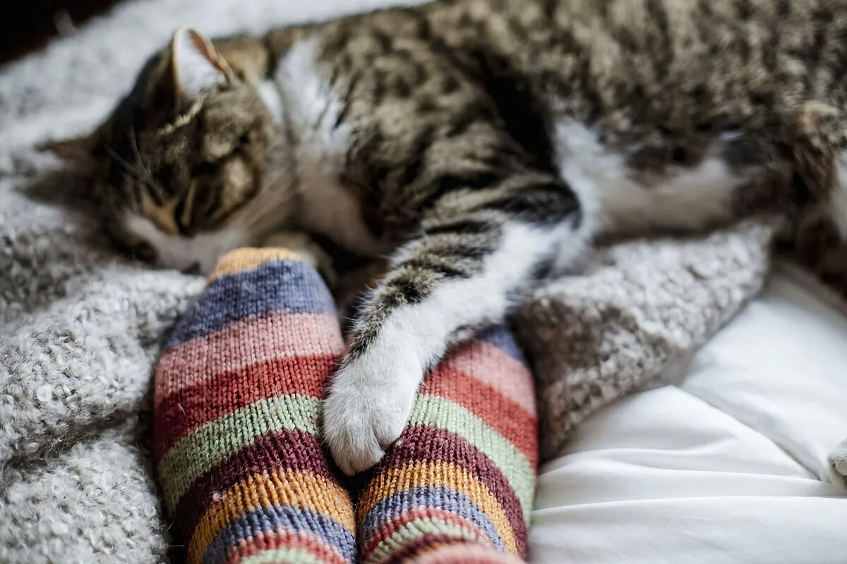 Por Que o Teu Gato Dorme aos Teus Pés? O Motivo Emocional e Instintivo