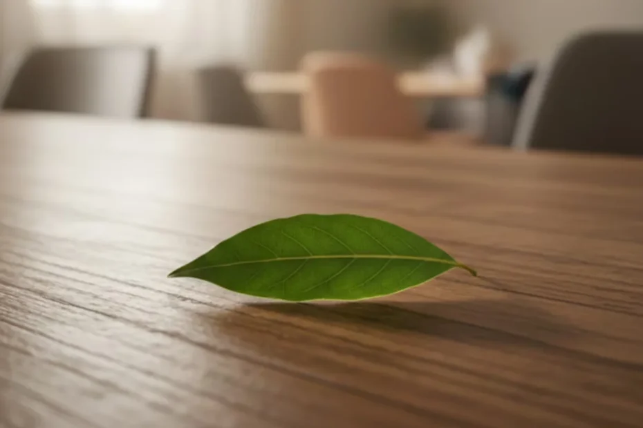 O que significa colocar uma folha de louro no centro da mesa, segundo o Feng Shui