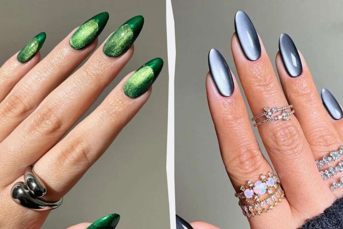 O manicure que vai ser o HIT das festas 2025: unhas “veludo de vidro” 